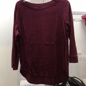 Maroon shirt